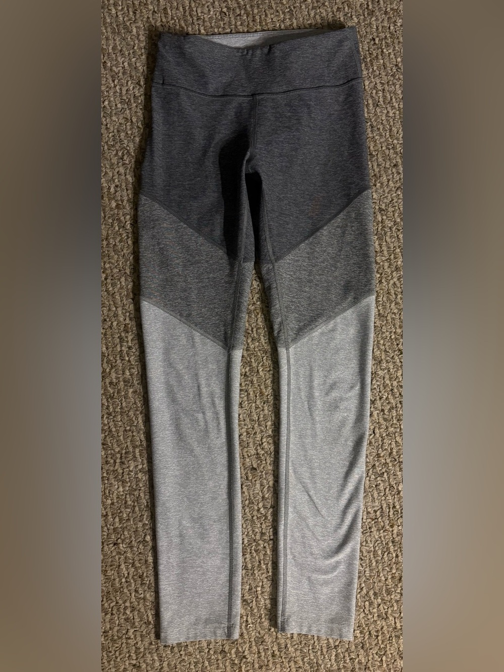 Outdoor Voices Women’s Gray Colorblock Leggings, Size S
